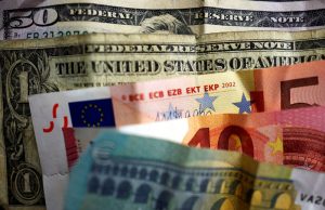 Dollar retreats after CPI release; euro gains ahead of ECB decision