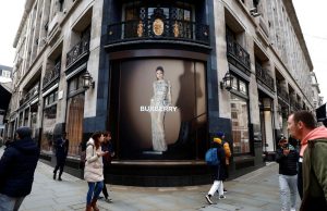 Burberry says being hit by slowdown in luxury spending