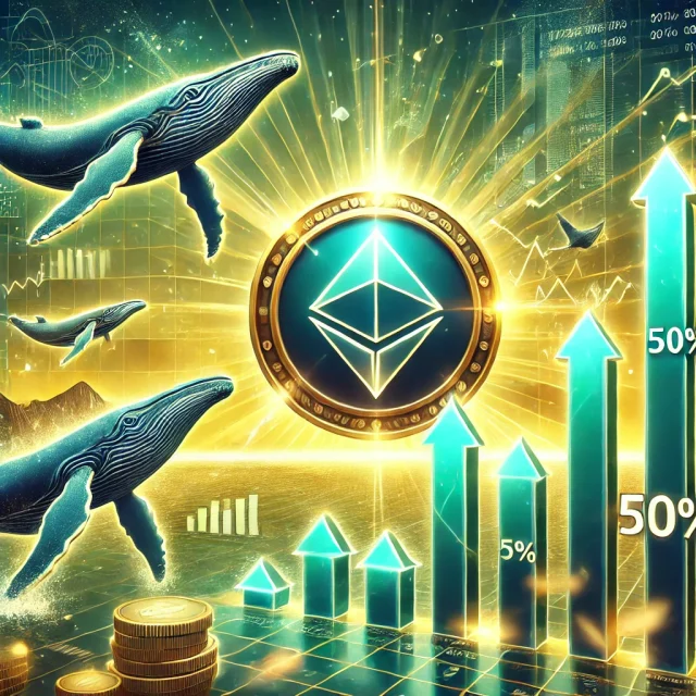 DALL·E 2024-11-19 15.14.15 - An exciting and dynamic illustration symbolizing a major potential breakout for Polygon (POL). The image features a Polygon logo at the center, surrou