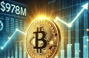 US Bitcoin ETF Sees $978M Inflows, Fueling Optimism for a Sustained BTC Rally