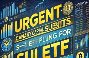Urgent: Canary Capital Submits S-1 Filing for SUI ETF to US SEC