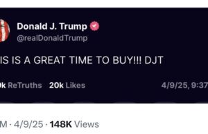 Trump Says It’s Time to Buy Stocks After Sealing Trade Deal