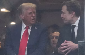 Trump and Musk Cross Paths at Kirk Memorial Following Online Feud